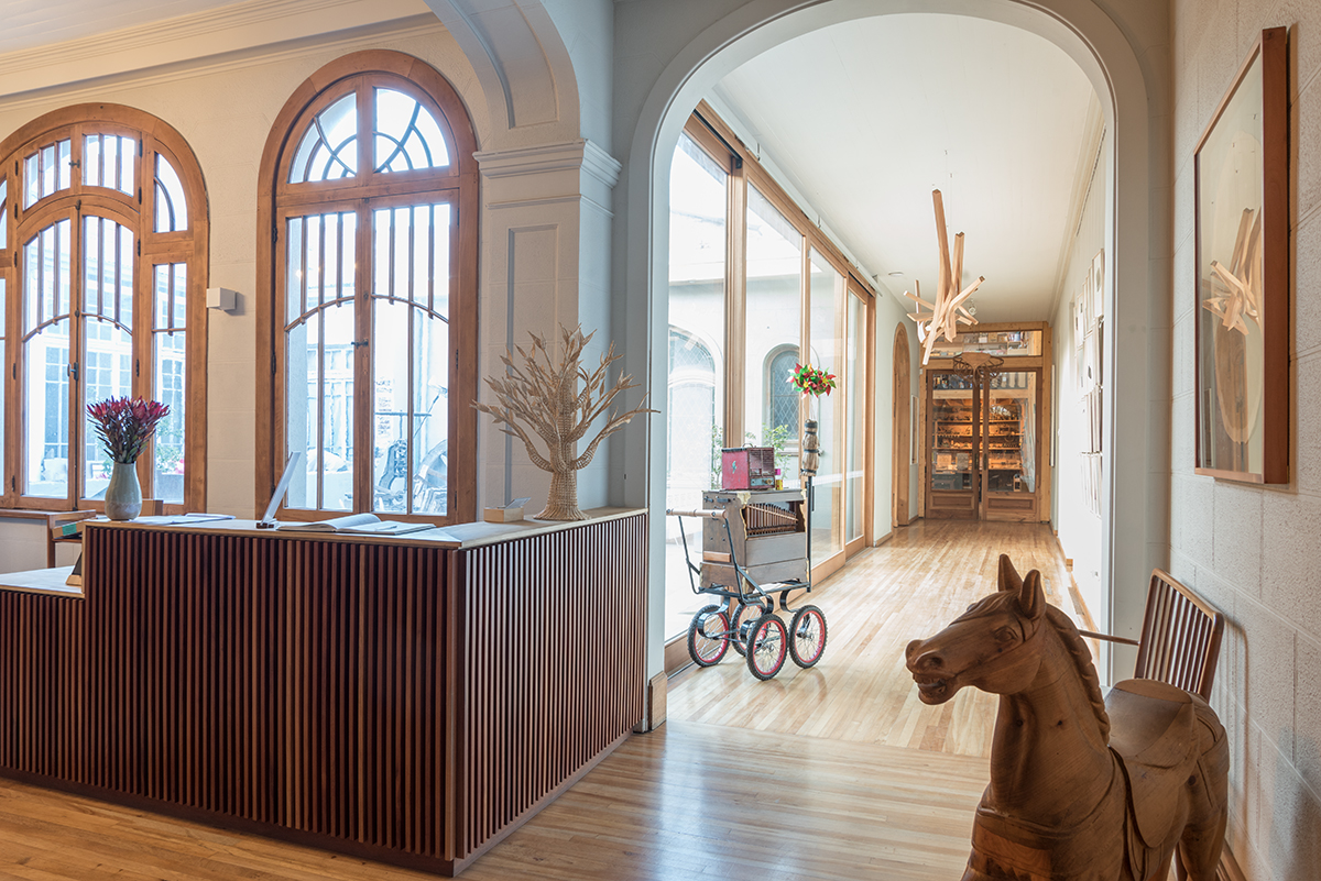 Hall de acceso a Museo Taller, Santiago Chile